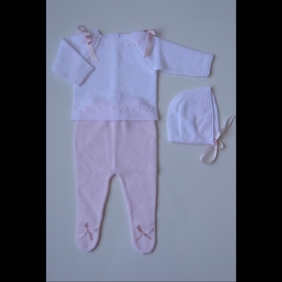 Baby Unisex knit set NEW - Picture 1 of 2